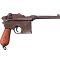 1896 Mauser Broomhandle Replica Pistol - Wood Grips