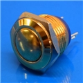 16mm Anti Vandal Momentary Gold Plated Switch